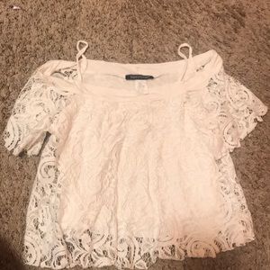 Lace crop top